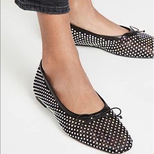 NIB Schutz Polynna Ballet Flat Black size 7